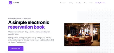 simpleerb|simpleerb online table booking.